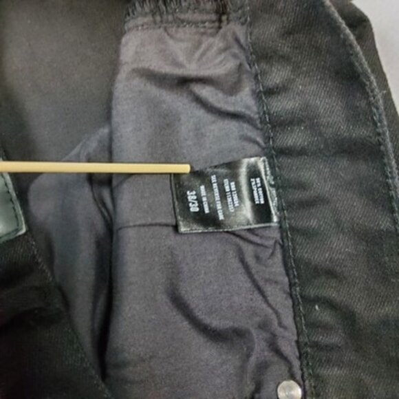 Rude XXX Men's Size 38x30 Black Denim Skinny Pants - Picture 9 of 11